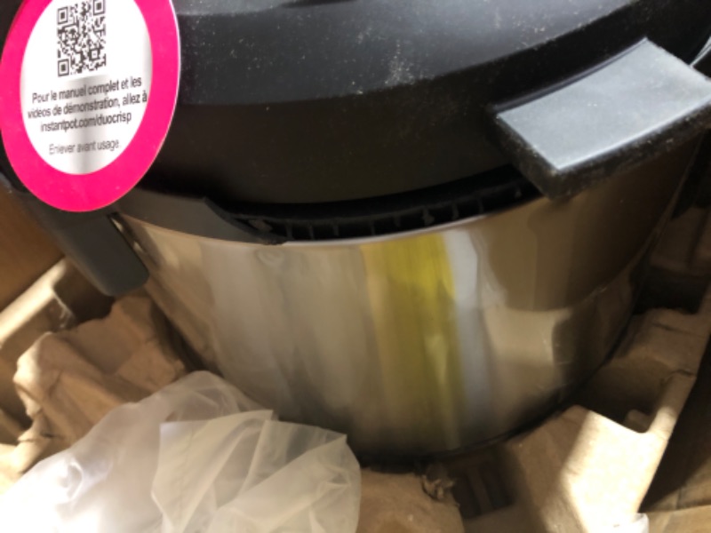 Photo 7 of **SEE NOTES**
Instant Pot 8 qt 11-in-1 Air Fryer Duo Crisp + Electric Pressure Cooker