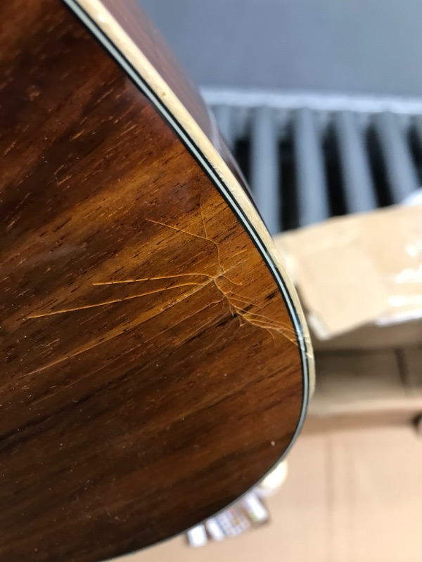 Photo 4 of *Major Damage-See Photos* Kala KA-KTG Tenor Hawaiian Ukulele - Koa Gloss, MultiColored, Tenor