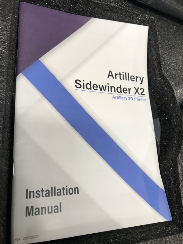 Photo 6 of Artillery Sidewinder SW-X2 3D Printer Ultra-Quiet Printing Automatic Leveling Broken Material Detection 95% 300x300x400mm
