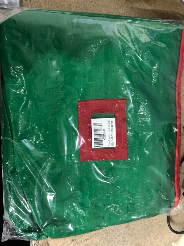 Photo 1 of Christmas Ornament Storage Container - Box Stores Up to 64 - 3" Ornaments – With 4 Individual Trays -Heavy Duty 600D Tear Resistant Material, Zippered, Adjustable Dividers, Large Organizer Bin to Protect and Store Holiday Décor Green