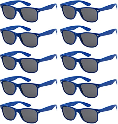 Photo 1 of  Wholesale Unisex 80's Retro Sunglasses - 100% UV Bulk Sunglasses for Adults Teens-Party Sunglasses-Pack of 10
