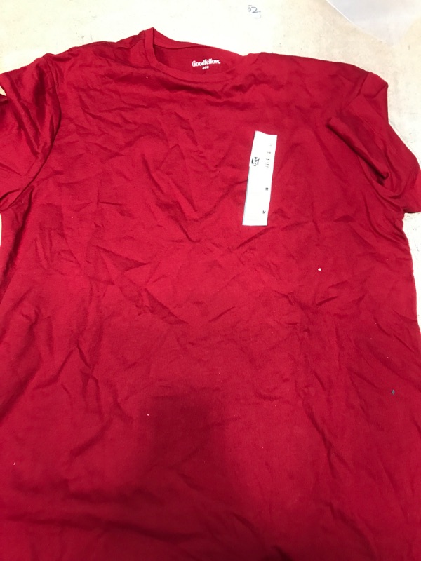 Photo 2 of Goodfellow & Co Mens Standard Fit Short Sleeve Lyndale Crew Neck T-Shirt Red 
MEDIUM