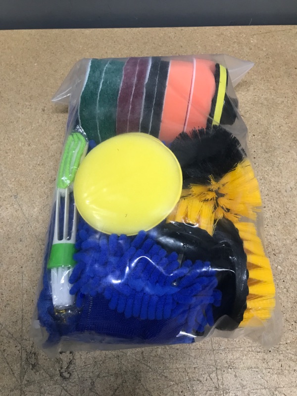 Photo 1 of Car Cleaning Supplies - 26pcs Car Detailing Supplies Interior Car Cleaner Detailing Brush Set Motorcycle Cleaning Kit for Car Interior Exterior, Leather, Air Vents Clean blue-26