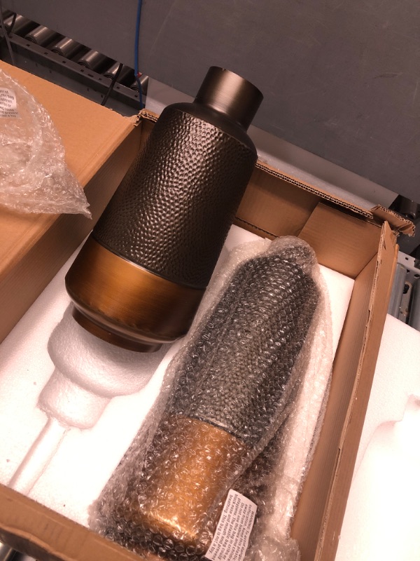 Photo 1 of 2 brown and gold vaes