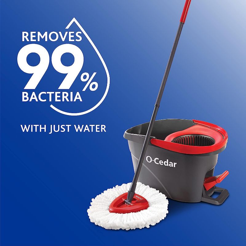 Photo 1 of 
O-Cedar Easywring Microfiber Spin Mop & Bucket Floor Cleaning System