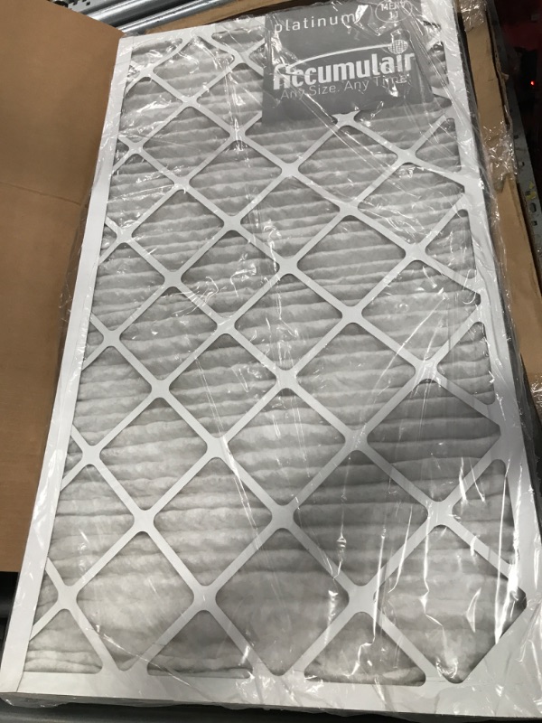 Photo 1 of Aerostar 20x35x1 MERV 11 Pleated Air Filter, AC Furnace Air Filter, 6 Pack