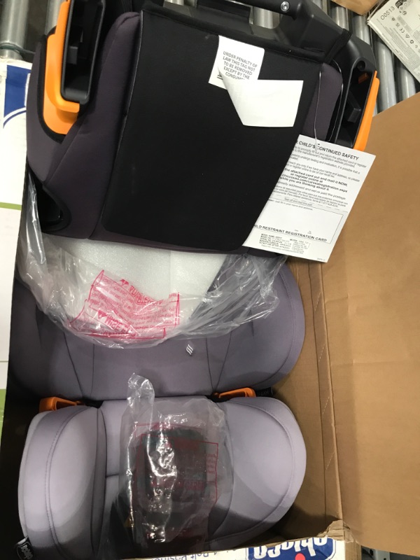 Photo 3 of Chicco KidFit ClearTex Plus 2-in-1 Belt-Positioning Booster Car Seat, Backless and High Back Booster Seat, for Children Aged 4 Years and up and 40-100 lbs. | Lilac/Purple KidFit Plus with ClearTex® No Chemicals Lilac