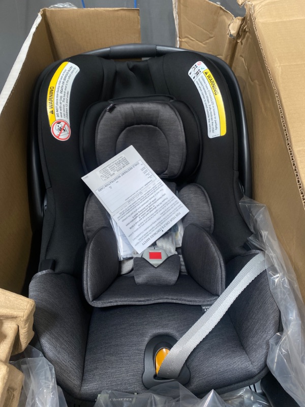 Photo 2 of Chicco KeyFit 35 ClearTex Infant Car Seat - Shadow | Black With ClearTex® No Chemicals Shadow/Black