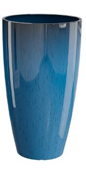 Photo 1 of **PLASTIC** QCQHDU 21 inch Tall Planters for Outdoor Plants, Large Pots for Outdoor Indoor,Blue Planter Flower Pot Blue 21IN