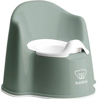 Photo 1 of BabyBjorn Potty Chair Deep Green & White
