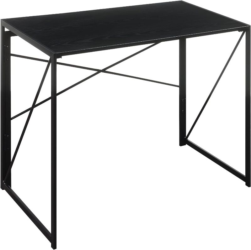 Photo 1 of 
Photo for Reference Only***Convenience Concepts Xtra Folding Desk, Black/Black
Color:Black / Black