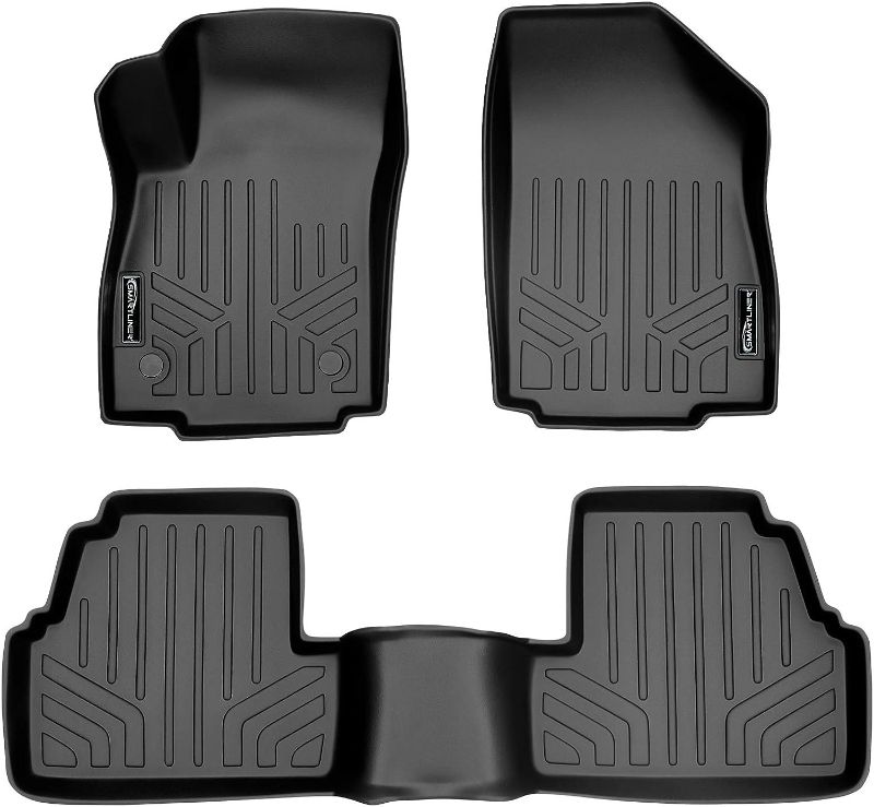 Photo 1 of 
SMARTLINER Custom Fit Floor Mats 2 Row Liner Set Black 