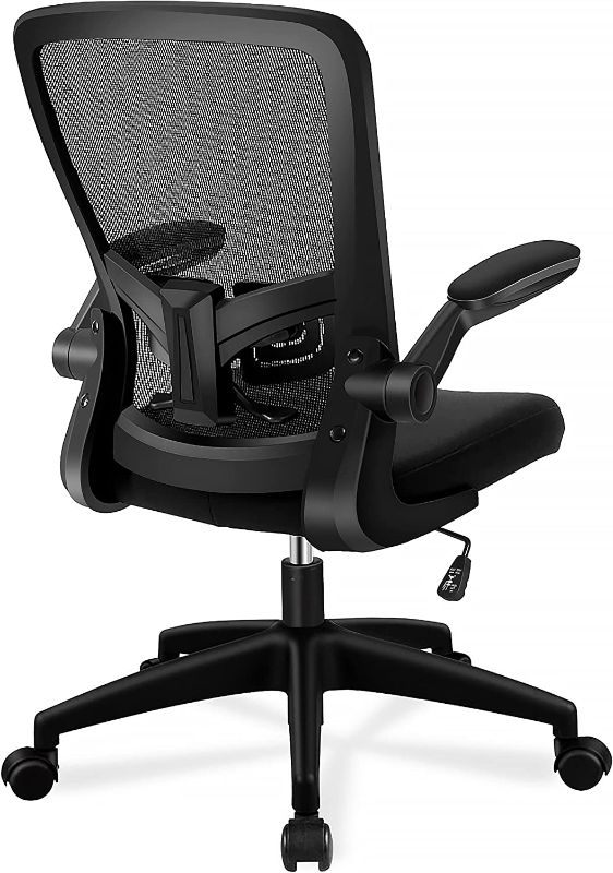 Photo 1 of FelixKing Office Chair, FelixKing Ergonomic Desk Chair with Adjustable Height Lumbar Support and Computer Chair with Wheels and Flip-up Arms, Swivel Task Chair,...
Colour Name:Black