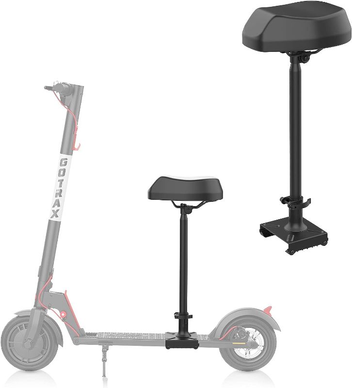 Photo 1 of Gotrax Saddle Basic Electric Scooter Seat Only for GXL V2 XR Ultra E Scooter, Comfortable and Adjustable Shockproof Scooter Seats Attachment Black
