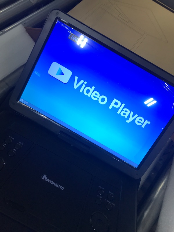 Photo 1 of NAVISKAUTO 17.9" Portable DVD Player with 15.6'' Large Screen Free Carry Bag Rechargeable Battery Support HDMI Input, 1080P Video, MP4, Sync Screen, Last Memory, AV in & Out, Region Free, USB