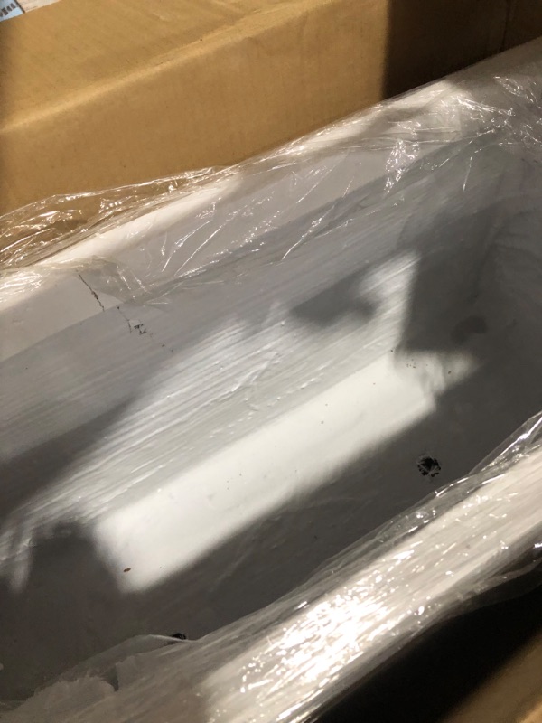 Photo 3 of [READ NOTES]
KANTE 24 in. Long Rectangular Pure White Concrete Metal Indoor Outdoor Planter Pot, W/Drainage Hole for Patio, Home and Garden
