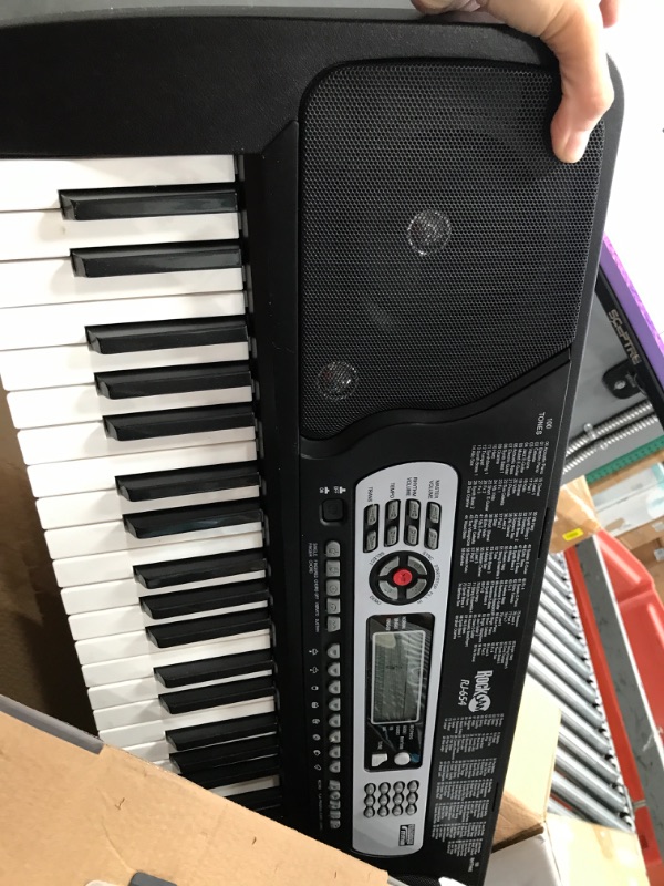 Photo 2 of **USED**
RockJam 54-Key Portable Electronic Keyboard with Interactive LCD Screen & Includes Piano Maestro Teaching App with 30 Songs 