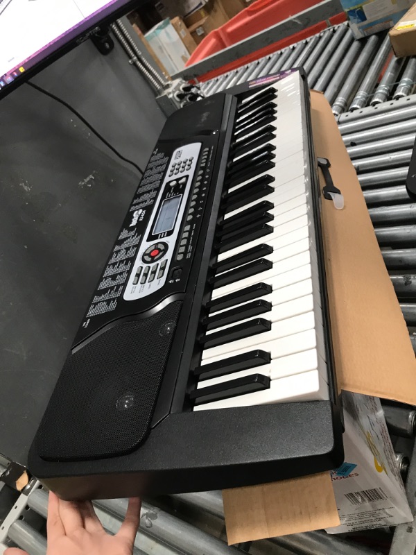 Photo 6 of **USED**
RockJam 54-Key Portable Electronic Keyboard with Interactive LCD Screen & Includes Piano Maestro Teaching App with 30 Songs 