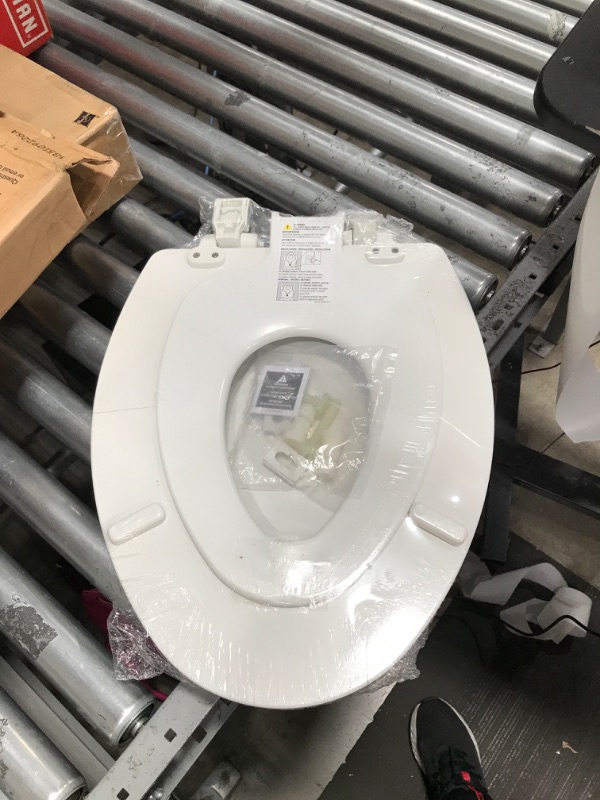 Photo 6 of **BRAND NEW**
MAYFAIR 1888SLOW 000 NextStep2 Toilet Seat with Built-In Potty Training Seat, Slow-Close, Removable that will Never Loosen, ELONGATED, White White Elongated Toilet Seat