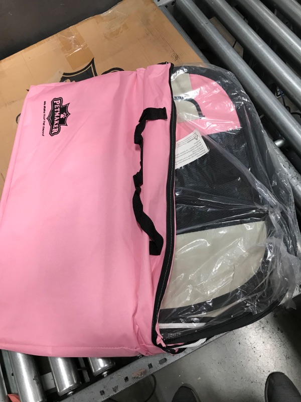 Photo 2 of 
Refrze Large Pet Carrier Dog Carrier, Cat Carrier for 2 Cats Large Cats, Dog Carrier for Medium Dogs, Soft Pet Carrier for Cats Dogs of 25 Lbs, Pink
Size:Large
Color:Pink