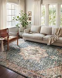 Photo 1 of **DIRTY FROM SHIPPING**Loloi II Saban SAB-01 Oriental Blue / Multi Area Rug 9'-4" x 13'
