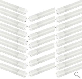 Photo 1 of 25Pk - Satco 14W 4Ft T8 LED Tube 5000K 1800LM 120-277V Ballast Bypass
