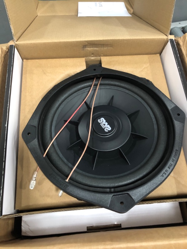 Photo 2 of Earthquake Sound X84SWS 8-inch Shallow Woofer System Under-the-Seat Subwoofers with Gaskets, 4-Ohm (Pair) 8-inch (4-Ohm) - Pair