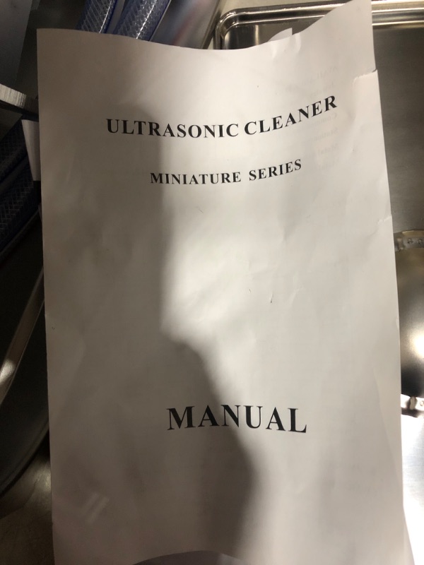 Photo 4 of * miniature series * see all images *
VEVOR Ultrasonic Cleaner Ultrasonic Cleaner for Cleaning Eyeglasses Dentures Commercial Industrial 