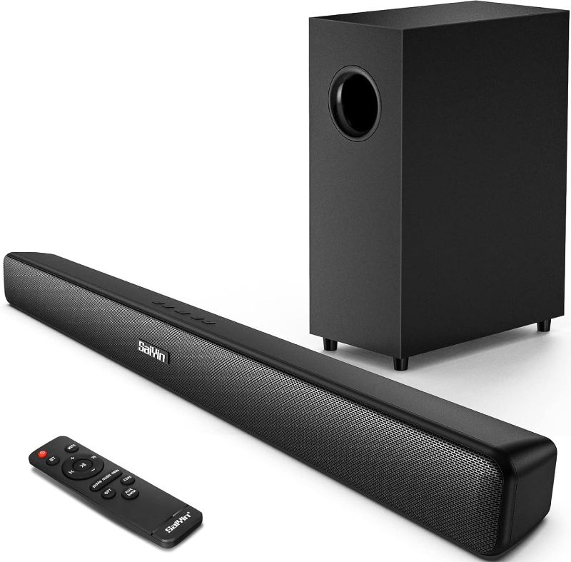 Photo 1 of Sound Bar for TV, PHEANOO 2.1 CH Soundbar with Subwoofer,