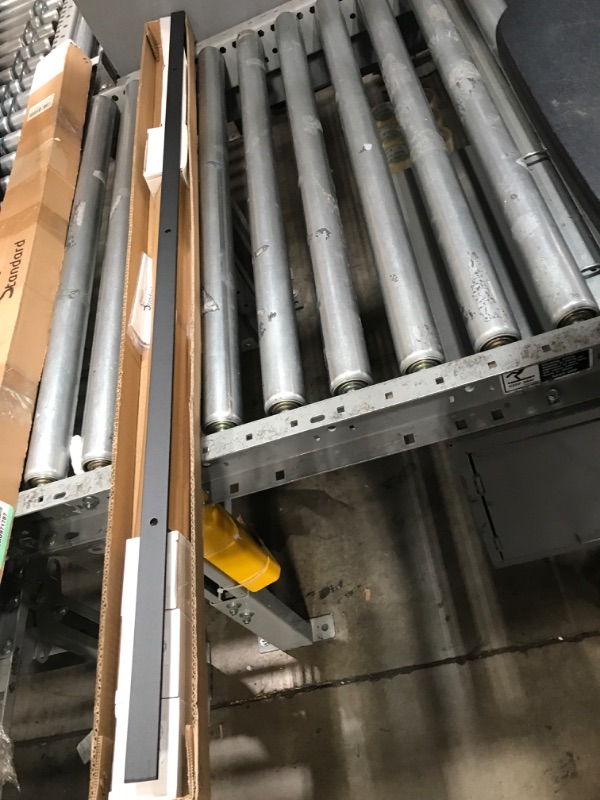 Photo 1 of SMARTSTANDARD 4FT Super Mini Cabinet Sliding Barn Door Hardware Kit -Smoothly and Quietly -for TV Stand, Closet, Window -Fit 24" Wide Door Panel -I Shape Hanger (NO Cabinet) 4 Feet Track Kit(Single Door)