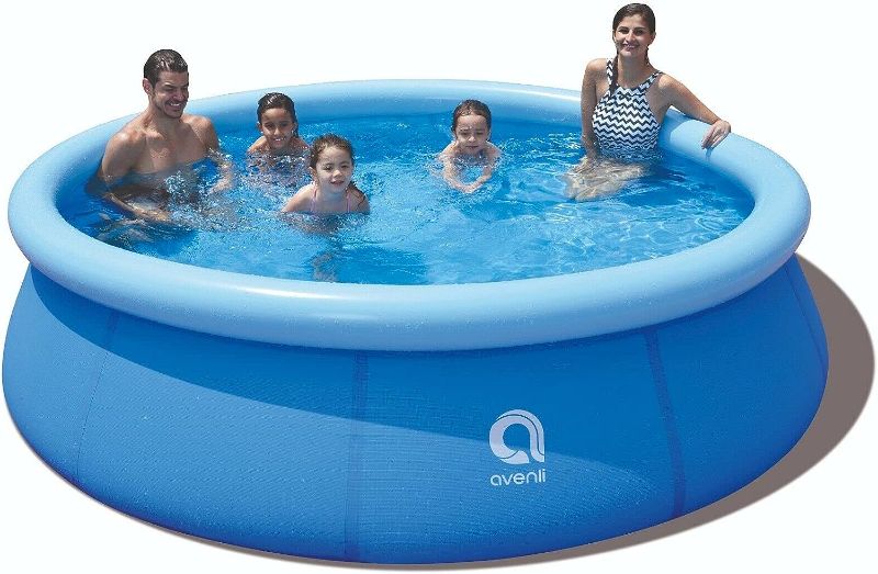 Photo 1 of *********UNKNOWN IF HAS HOLES**************Inflatable 10' x 30" (10 feet) Portable Swimming Pool | Above Ground for Kids Family Water Sport Backyard Garden (10'x30)
