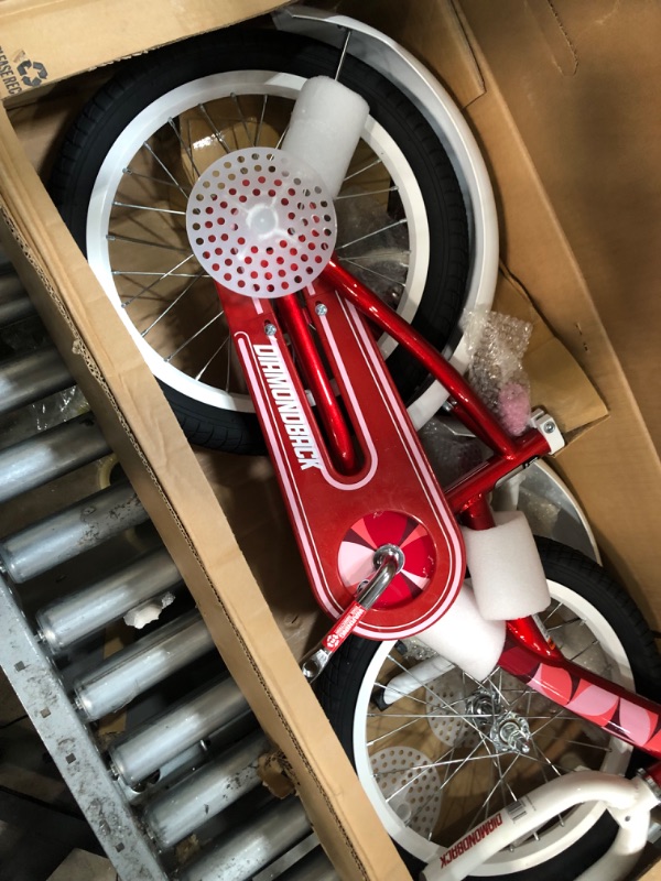 Photo 1 of Diamondback Bikes Mini Impression 16 Girls Sidewalk Bike Red Red 16" Wheels