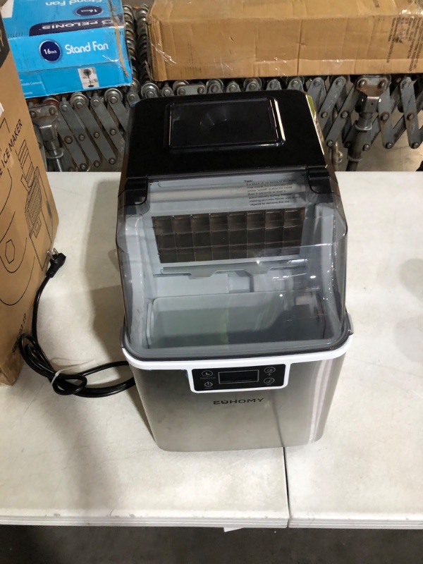 Photo 3 of **USED** EUHOMY Countertop Ice Maker Machine 25.5lbs new black 1