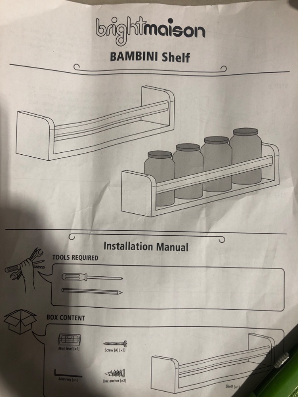 Photo 4 of * used item *
brightmaison Bambini 30"-24"-18" Floating Shelves for Wall Decor, Kids Bookshelf for Wall, 