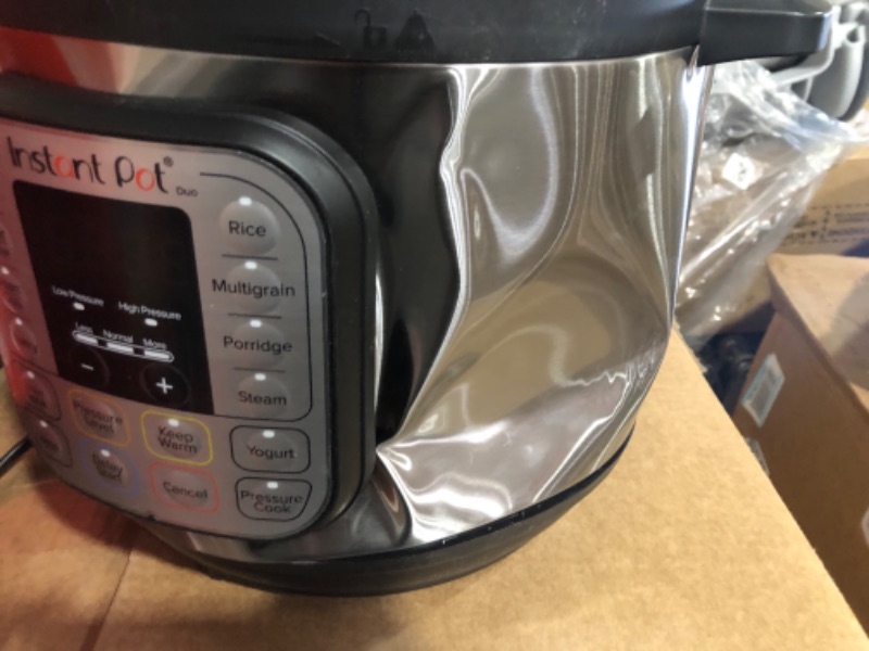 Photo 6 of **DAMAGE**
Instant Pot Duo 7-in-1 Electric Pressure Cooker 8QT Duo