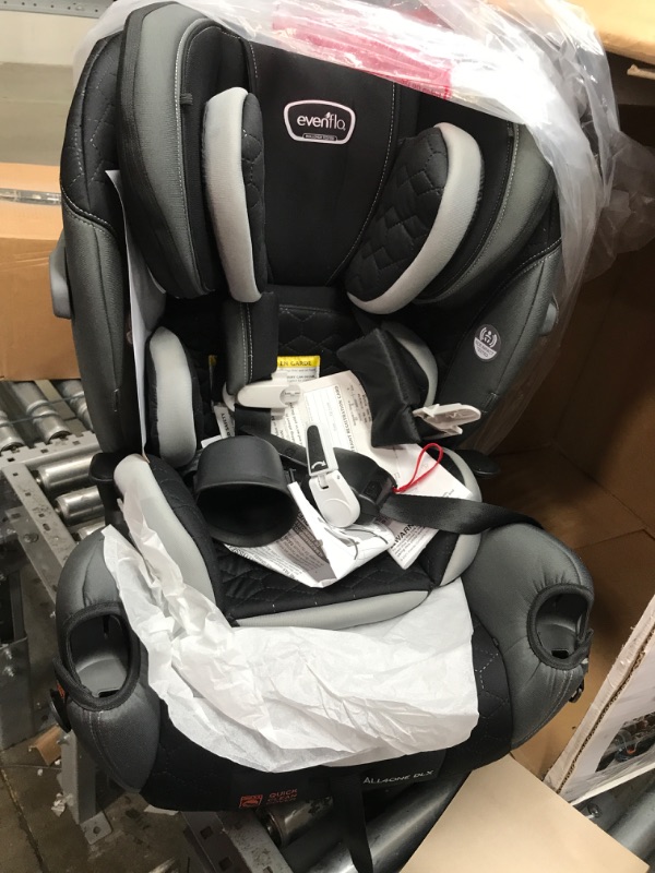 Photo 2 of Chicco OneFit ClearTex All-in-One Car Seat, Rear-Facing Seat for Infants 5-40 lbs, Forward-Facing Car Seat 25-65 lbs, Booster 40-100 lbs, Convertible Car Seat | Slate/Grey