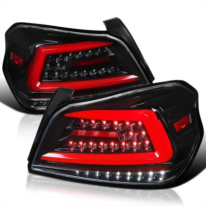 Photo 1 of 
Stock photo for Reference Only***Spec-D Tuning Jet Black Housing Clear Lens Red Sequential LED Bar Tail Lights Left + Right Pair Assembly Make and Model Unknown