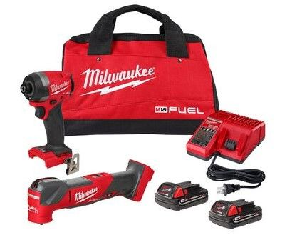 Photo 1 of * used * incomplete * see all images * stock photo for reference only *
Milwaukee M18 FUEL 2 Tool Combo Kit 