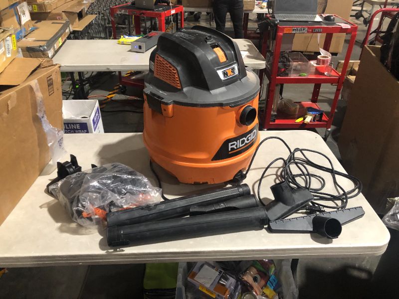 Photo 6 of RIDGID 14 Gal. 6.0-Peak HP NXT Wet Dry Vac