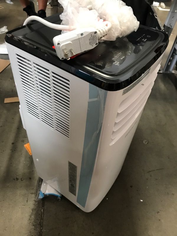 Photo 2 of Frigidaire FHPC082AC1 Portable Room Air Conditioner, 5500 BTU with a Multi-Speed Fan, Dehumidifier Mode, Easy-to-Clean Washable Filter, in White
