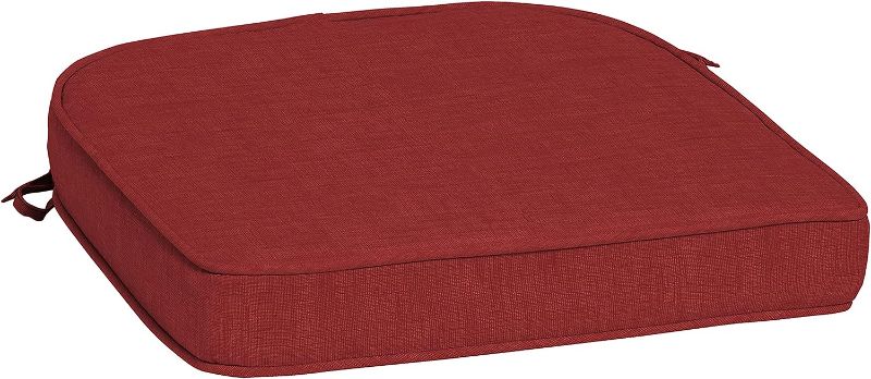 Photo 1 of 19X19 " RED SQUARE SEAT CUSHION 