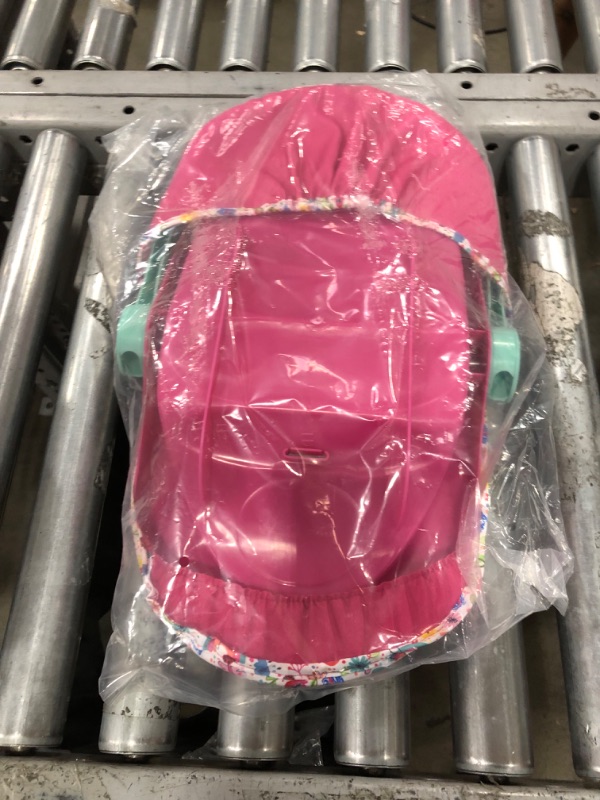 Photo 2 of Baby Alive: Deluxe Doll Car Seat - Pink & Rainbow - 3-in-1, Fits Dolls Up to 18", Multifunctional Unit That Can Be Used As A Doll Carrier Or A Feeding Chair, Pretend Play for Kids Ages 3+