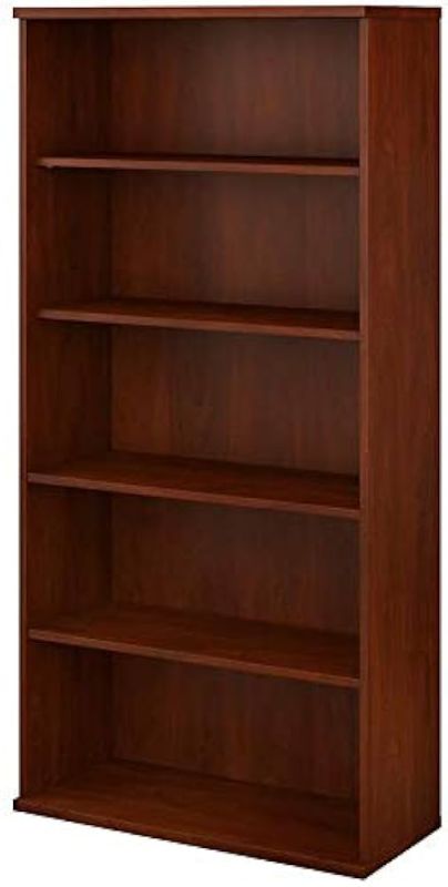 Photo 1 of Bbf Studio C 5 Shelf Bookcase in Hansen Cherry - Engineered Wood
