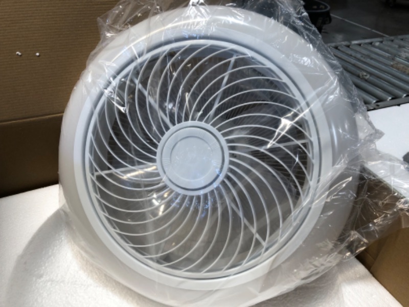 Photo 5 of *USED* PARTS ONLY* LCiWZ 18 Ln Ceiling Fan with Lights,Enclosed Low Profile Fan Light,LED 72w Remote Control Dimming 3-Color 3-Level Wind speed,Ceiling Light with Fan,Hi