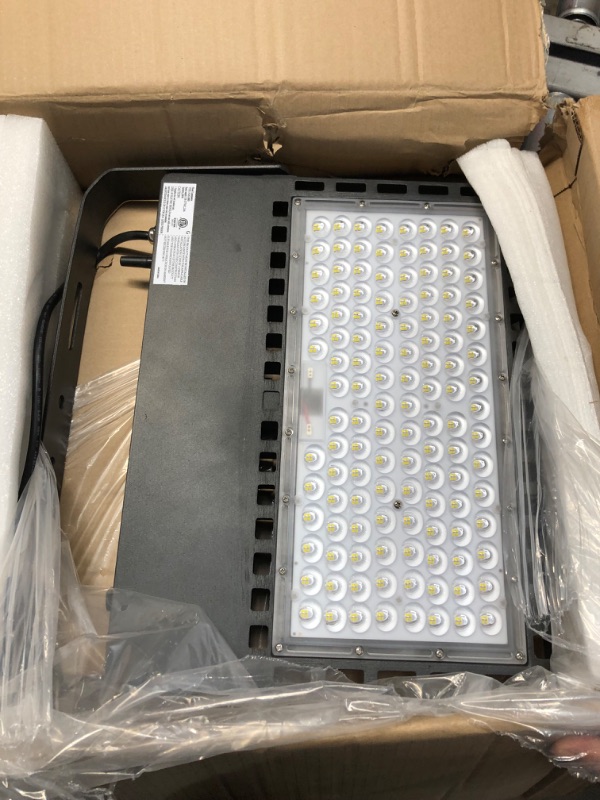 Photo 2 of 200W LED Flood Light Outdoor with Bluetooth APP Control,Super Bright 30000lm 1200W Equivalent 100-277V Input, IP66 Waterproof ILLSTAR Outdoor Flood Light for Stadium,Backyard, Parking lot etc buletooth-200W