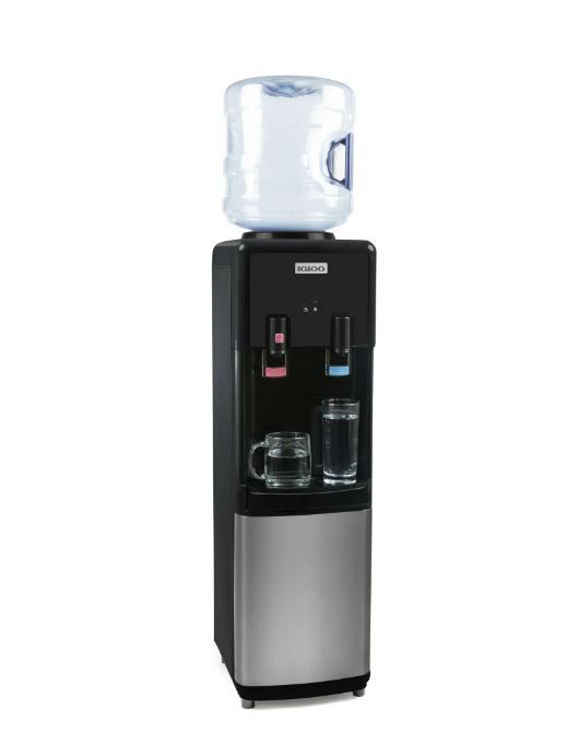 Photo 1 of Igloo IWCTL352CHBKS Hot & Cold Top Loading Water Dispenser, Black
