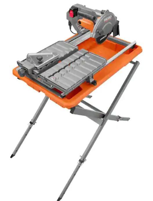 Photo 1 of ***PLEASE SEEE PIC***9 Amp 7 in. Blade Corded Wet Tile Saw with Stand
