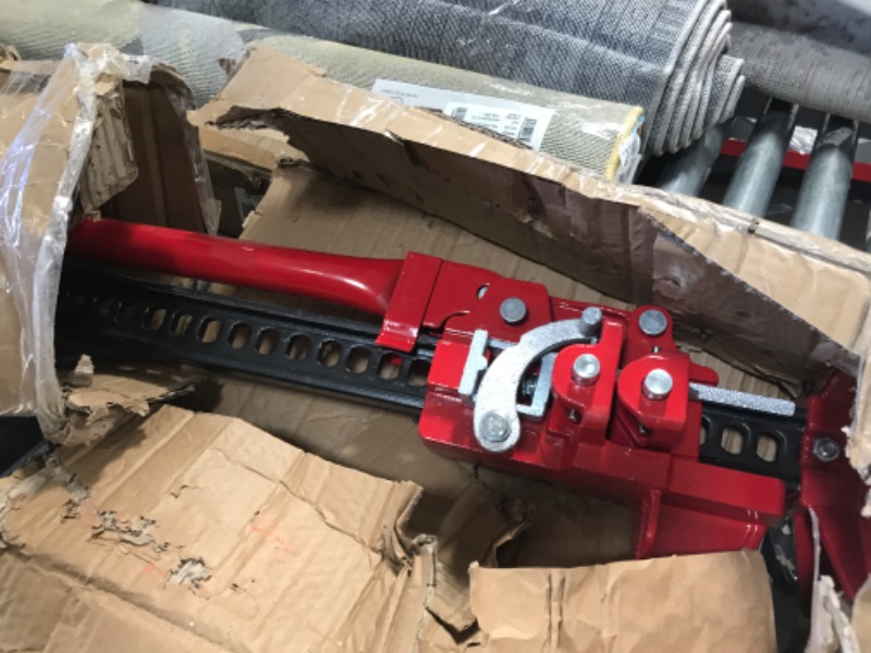 Photo 2 of BIG RED TR6501B Torin 48" Ratcheting Off Road Utility Farm Jack, 3 Ton (6,000 lb) Capacity, Red