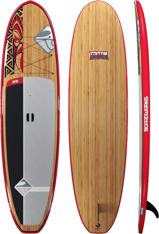 Photo 1 of *CRACKED FROM CORNER** Boardworks Triton | Recreational Stand Up Paddleboard | Bombshell Epoxy Hardboard 10'6"
