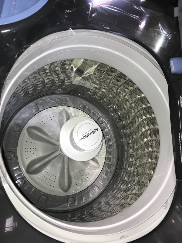 Photo 2 of *POWERS ON** 27 Inch Top Load Washer with 4.4 cu. ft. Capacity, ActiveWave™ Agitator, Active WaterJet, Vibration Reduction Technology+, and 10 Wash Cycles: Platinum
